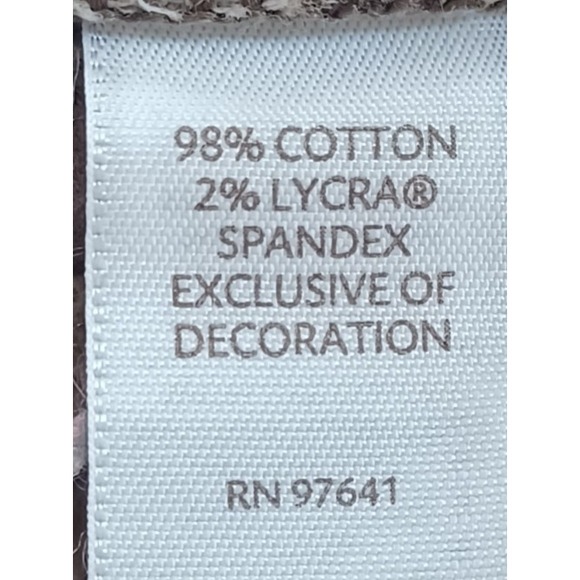 J Jill Corduroy Pants Women 8Tall Bootcut Stretch Chino‎ Brown Stretch Preppy - Picture 7 of 11